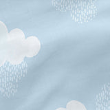 Quilted Zipper Bedding HappyFriday Basic Clouds Blue 105 x 200 cm-1