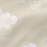 Quilted Zipper Bedding HappyFriday Basic Clouds Beige 105 x 200 cm-1