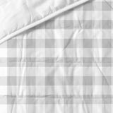 Bedspread (quilt) HappyFriday Basic Kids Grey 180 x 260 cm Gingham-2