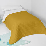 Bedspread (quilt) HappyFriday Basic Kids Dash Mustard 180 x 260 cm-5