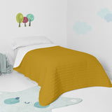 Bedspread (quilt) HappyFriday Basic Kids Dash Mustard 180 x 260 cm-4