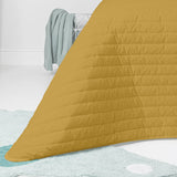 Bedspread (quilt) HappyFriday Basic Kids Dash Mustard 180 x 260 cm-3