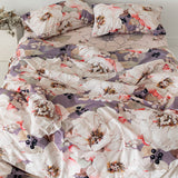 Nordic cover HappyFriday White Peonies Multicolour 240 x 220 cm-3