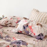 Nordic cover HappyFriday White Peonies Multicolour 240 x 220 cm-2