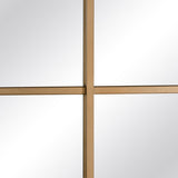 Wall mirror Golden Crystal Iron Window 90 x 3 x 180 cm-4