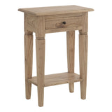 Nightstand Natural Mindi wood 50 x 32 x 72 cm-0