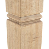 Nightstand Natural Mindi wood 50 x 32 x 72 cm-2