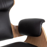 Armchair 68 x 62 x 85 cm Natural Black-6