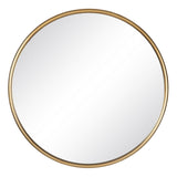 Wall mirror Golden Crystal Iron 91 x 3 x 91 cm-5