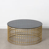 Centre Table Black Golden 91 x 91 x 43 cm-7