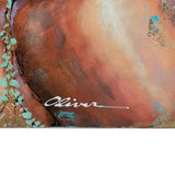 Painting Canvas Pine Lady 120 x 3,5 x 90 cm-3