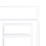 Hall SQUARE Metal White 80 x 30 x 80 cm (3 Pieces)-3