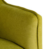 Armchair 76,5 x 70 x 74 cm Synthetic Fabric Metal Green-3