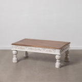 Centre Table White Natural 120 x 70 x 45 cm-8