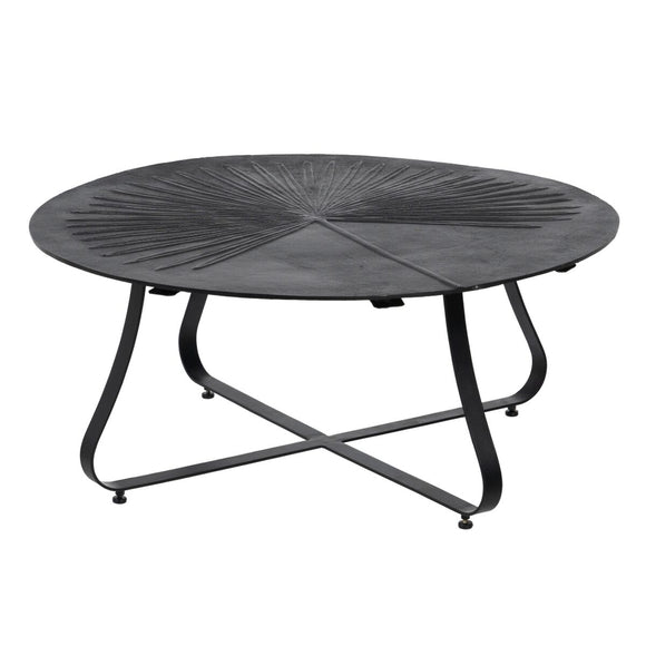 Centre Table Black 80 x 80 x 35 cm-0