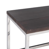 Centre Table 152 x 38,5 x 38,5 cm Metal Wood 3 Units-6