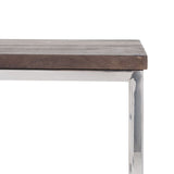Centre Table 152 x 38,5 x 38,5 cm Metal Wood 3 Units-5
