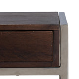 Hall Metal Wood Brown Silver (3 Units)-4