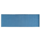 Headboard 180 x 6 x 60 cm Synthetic Fabric Blue-0