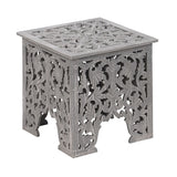 Side table 45 x 45 x 47 cm Grey DMF-3