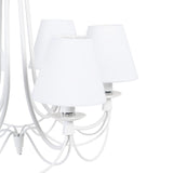 Ceiling Light 53 x 53 x 112 cm Metal White Ø 15 cm Classic-4