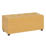 Chest 102 x 41 x 43 cm Synthetic Fabric Wood-6