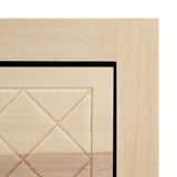 Nightstand MARIE Natural Aspen wood 42 x 40 x 70 cm-5