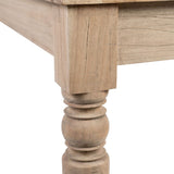 Dining Table 100 x 100 x 77 cm Natural Mindi wood-3