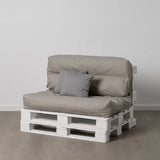 Cushion 4 Pieces Grey 120 x 80 cm-10