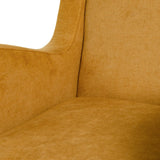 Armchair 70 x 82 x 88 cm Synthetic Fabric Wood Mustard-6