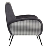 Armchair Black Grey 68 x 97 x 86 cm-9