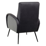 Armchair Black Grey 68 x 97 x 86 cm-8