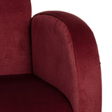 Armchair Black Burgundy 68 x 97 x 86 cm-4