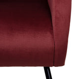 Armchair Black Burgundy 68 x 97 x 86 cm-3