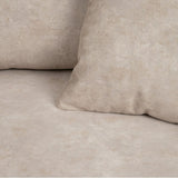 Sofa Beige Fibre Pine Foam rubber 206 x 88 x 100 cm-2