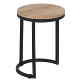 Side table 40,5 x 40,5 x 51 cm Natural Black-7