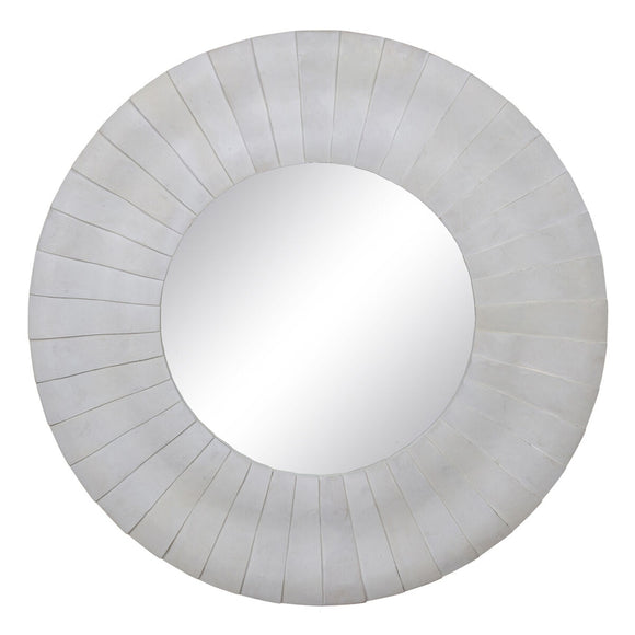 Wall mirror White 102 x 6 x 102 cm-0