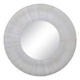 Wall mirror White 102 x 6 x 102 cm-0