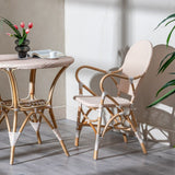 Dining Chair 57 x 62 x 90 cm Natural Beige Rattan-10