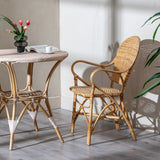 Dining Chair 57 x 62 x 90 cm Natural Rattan-10