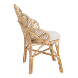 Dining Chair Natural Rattan 76 x 68 x 91 cm-9