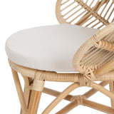 Dining Chair Natural Rattan 76 x 68 x 91 cm-4