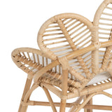 Dining Chair Natural Rattan 76 x 68 x 91 cm-3