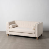 2-Seater Sofa Beige 178 x 95 x 76 cm-9