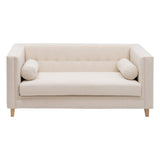 2-Seater Sofa Beige 178 x 95 x 76 cm-8