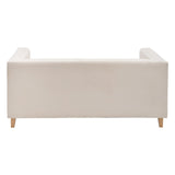 2-Seater Sofa Beige 178 x 95 x 76 cm-7