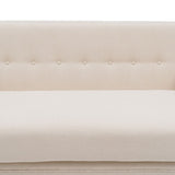 2-Seater Sofa Beige 178 x 95 x 76 cm-4