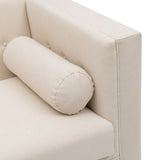 2-Seater Sofa Beige 178 x 95 x 76 cm-3