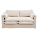 2-Seater Sofa Beige 194 x 100 x 94 cm-8