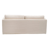 3-Seater Sofa Beige Viscose 224 x 100 x 94 cm-9